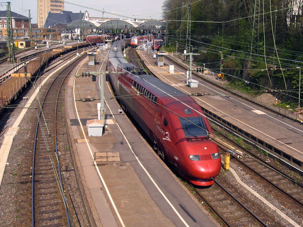 The real Thalys has some distinct differences, but mainly, it's the same train